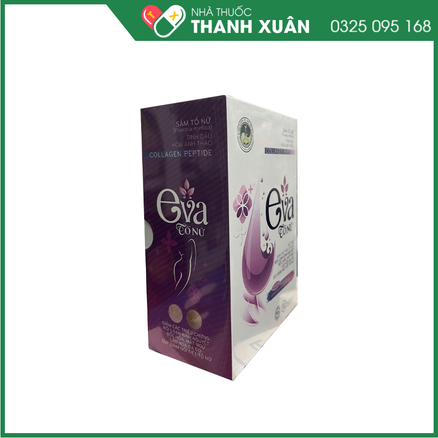 Eva Tố Nữ viên uống làm đẹp da, điều hòa nội tiết tố nữ